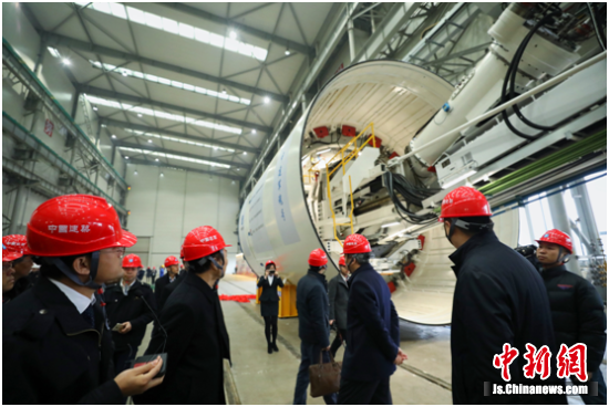 中建集团首批盾构机在南京完成制造顺利下线