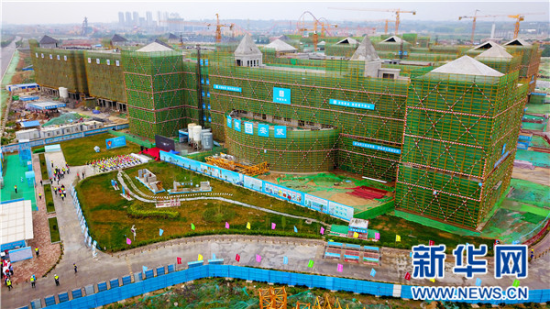 中国建筑在陕西打造净美绿的花园式工地