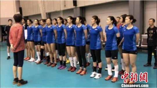 中国女排积极备战2018世界女排联赛总决赛