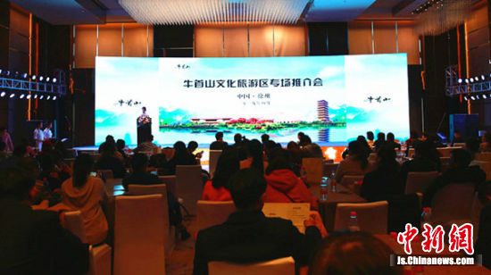 南京牛首山文化旅游区徐州专场推介会现场。