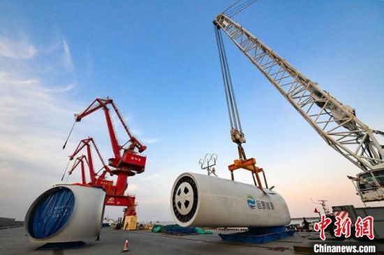 射阳倾力建设国际海上风电产业新城。 射阳县委宣传部 摄 射阳倾力建设国际海上风电产业新城。 射阳县委宣传部 摄