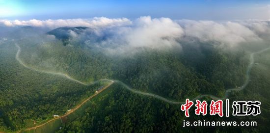 航拍老山风景区。浦口区委宣传部供图 航拍老山风景区。浦口区委宣传部供图