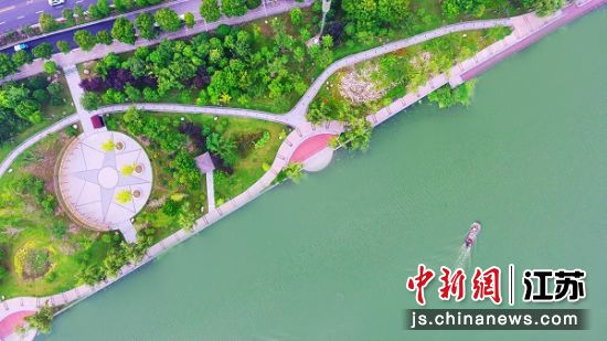 盐城串场河风光带。盐城市委宣传部供图 盐城串场河风光带。盐城市委宣传部供图