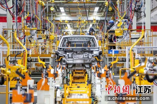 北汽摩登新能源汽车项目。 蔡玉成 摄 北汽摩登新能源汽车项目。 蔡玉成 摄