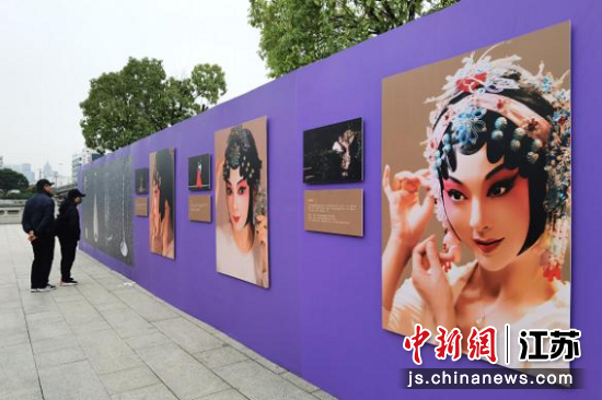 观众欣赏展览。苏州市摄影家协会供图