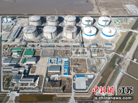 中海油盐城“绿能港”项目。滨海县委宣传部供图