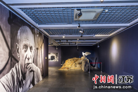 “独一无二的毕加索”亚洲首展亮相无锡。孙权 摄