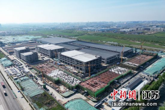 宿迁智能装备项目现场施工图。刘晓倩 摄 宿迁智能装备项目现场施工图。刘晓倩 摄