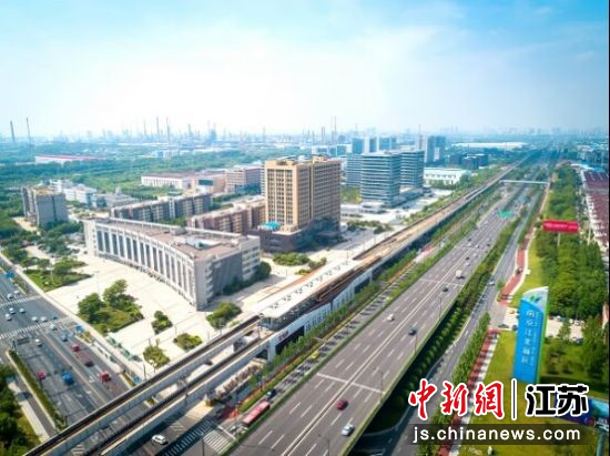 航拍南京江北新區(qū)長蘆街道 南京江北新區(qū)長蘆街道辦事處 航拍南京江北新區(qū)長蘆街道 南京江北新區(qū)長蘆街道辦事處