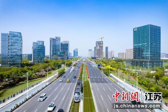太湖科学城功能片区全景图。 轲晓渚摄 太湖科学城功能片区全景图。 轲晓渚摄