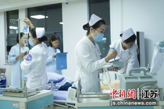 比赛现场。淮安八十二医院供图 比赛现场。淮安八十二医院供图