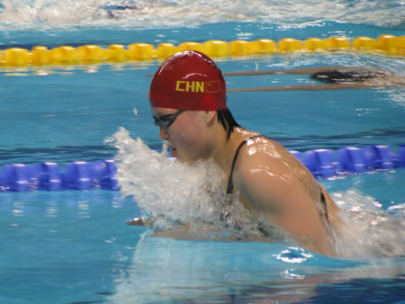 全国游泳锦标赛上男子50米蝶泳亚洲记录被改