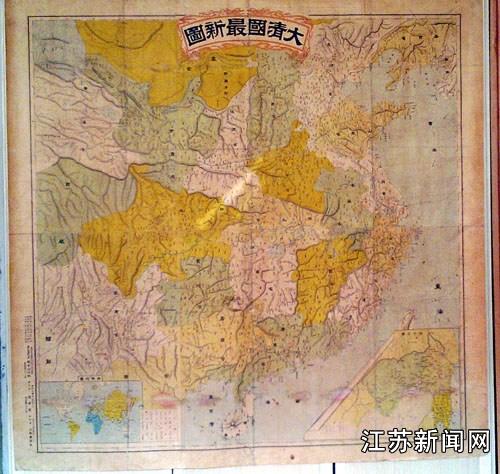 百年前日本制清朝地图现身 标注各地显露野心