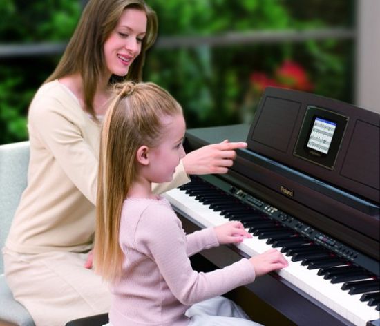 罗兰儿童电钢琴音乐教育培训乐趣相随--江苏新